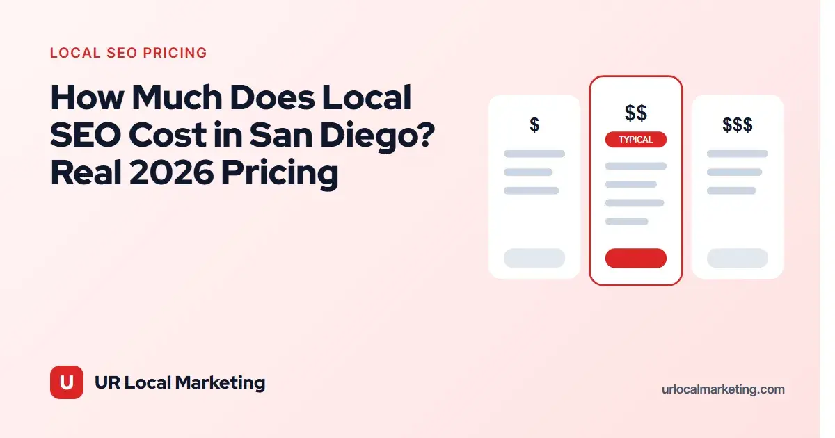 How Much Does Local SEO Cost in San Diego? Real 2026 Pricing