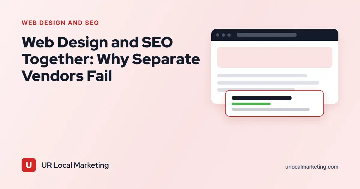 Web Design and SEO Together: Why Separate Vendors Fail