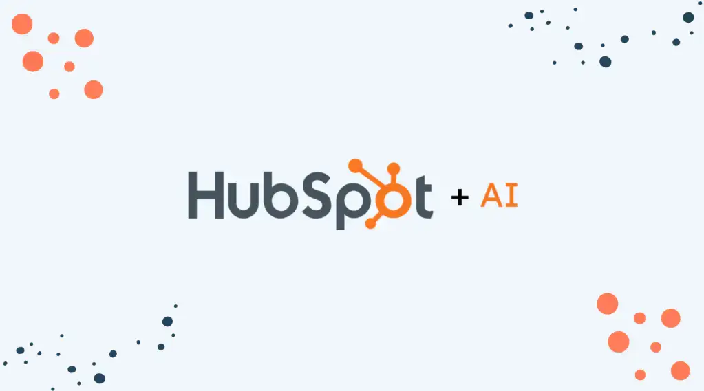 HubSpot logo with a plus AI label