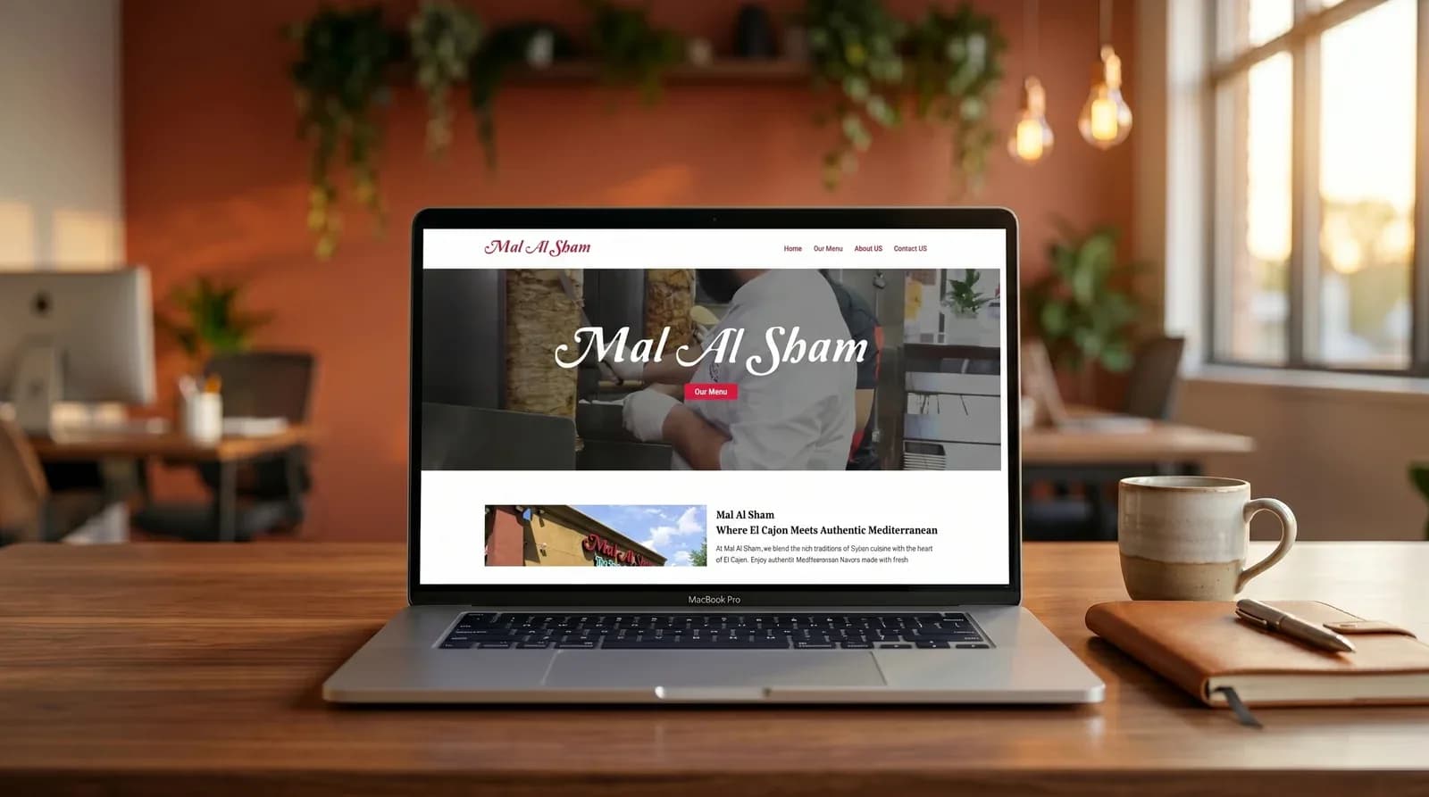 Mal Al Sham: Authentic Syrian Cuisine Website & Online Ordering website screenshot