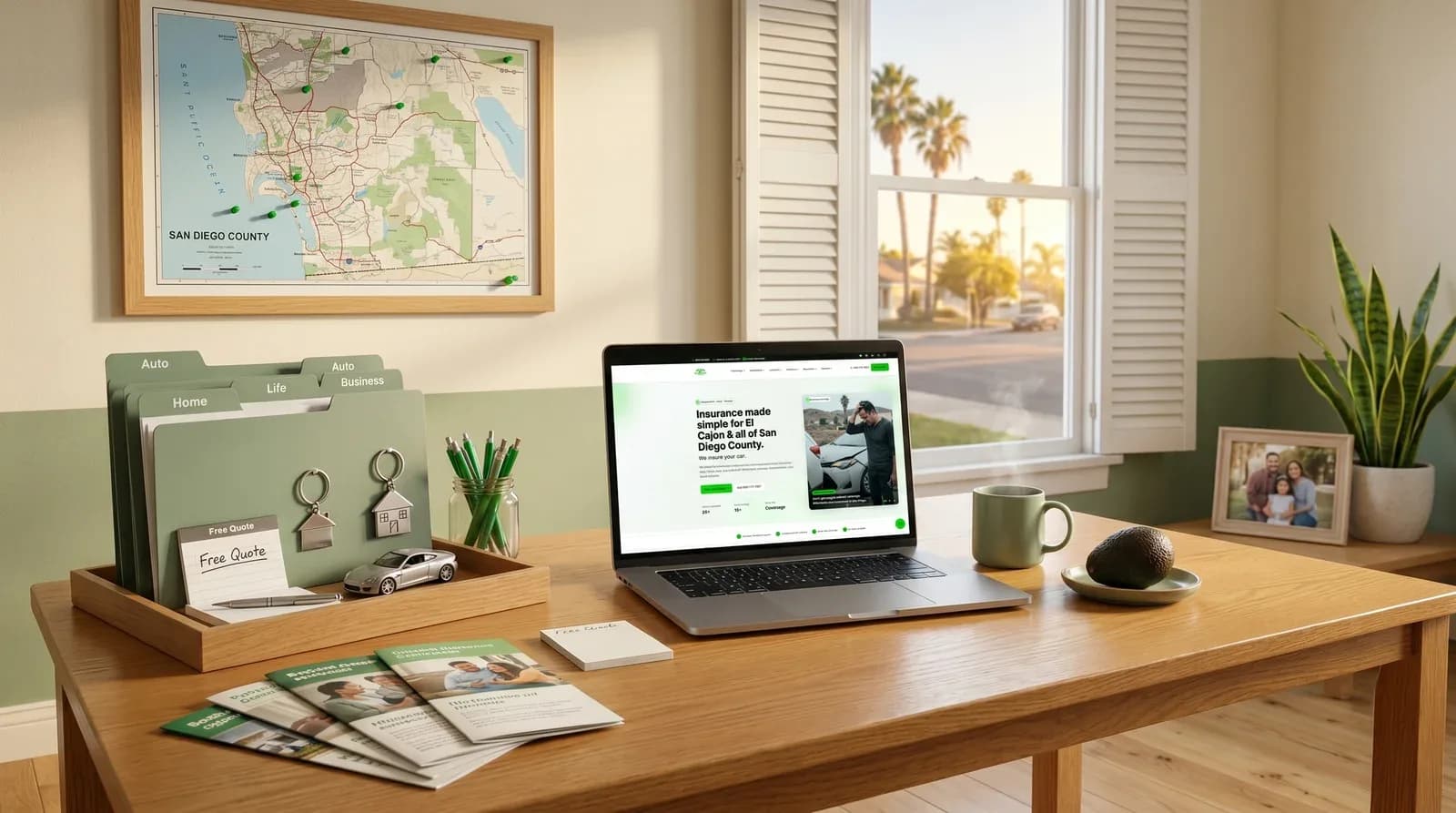 Simple Lane Insurance: Independent Insurance Agency Website for El Cajon & San Diego County website screenshot