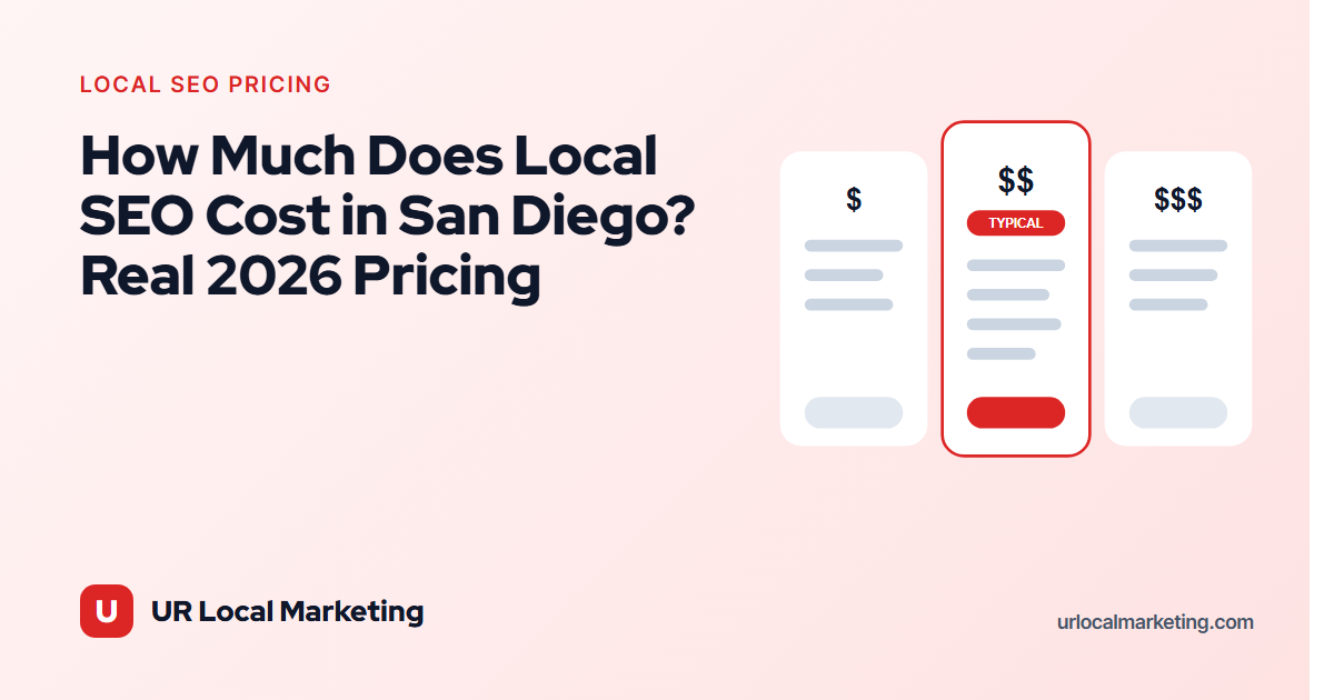 How Much Does Local SEO Cost in San Diego? Real 2026 Pricing