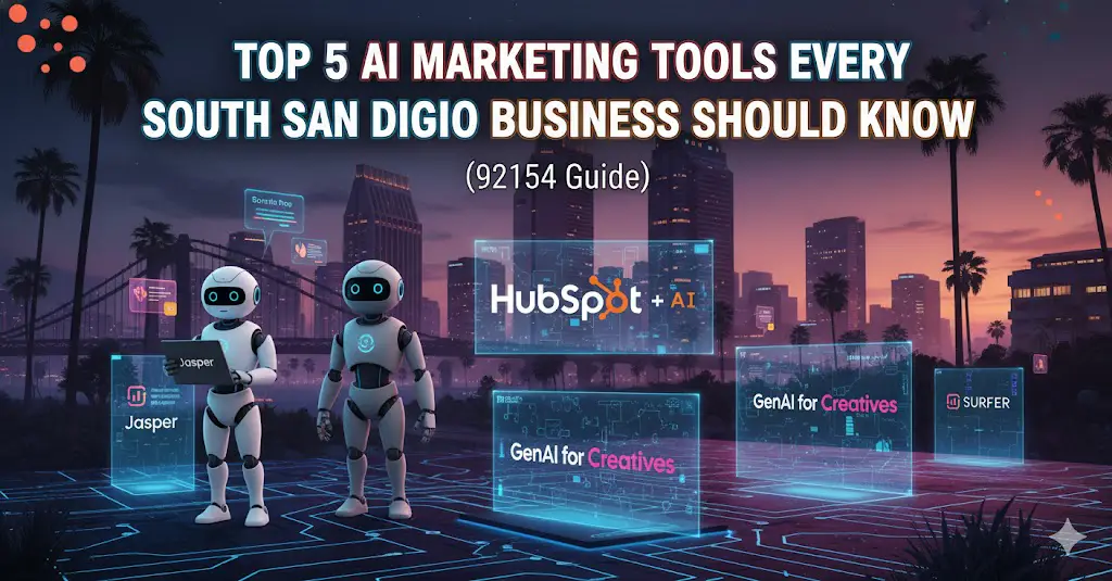 Top 5 AI Marketing Tools Every South San Diego Business Should Know (92154 Guide)