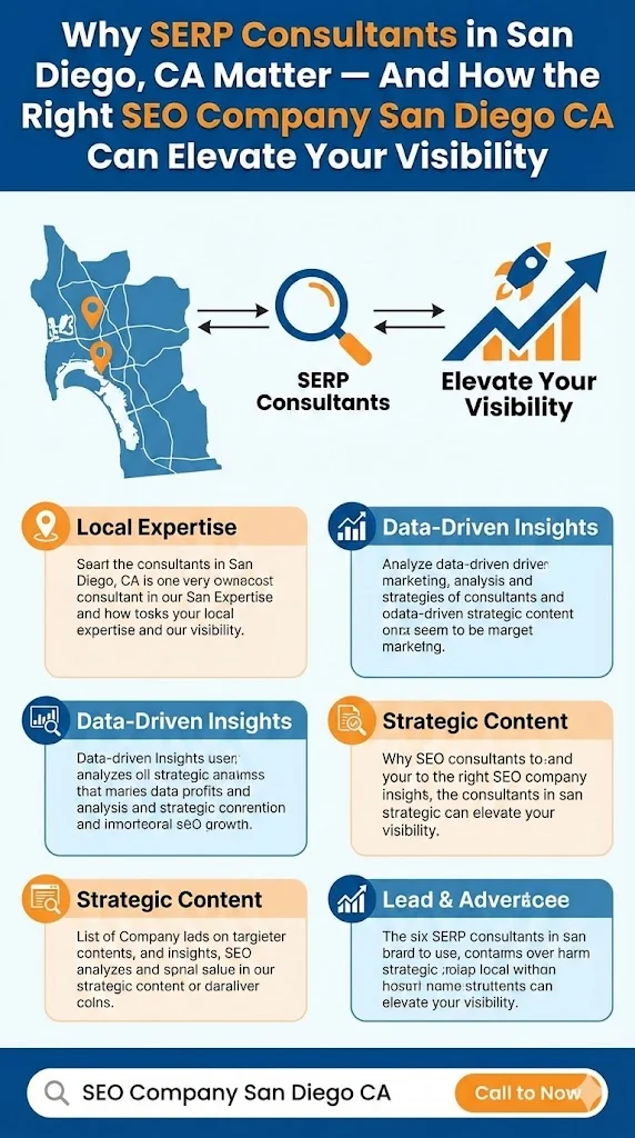 Why SERP Consultants in San Diego, CA Matter 1 Why SERP Consultants in San Diego, CA Matter — And How the Right SEO Company San Diego CA Can Elevate Your Visibility