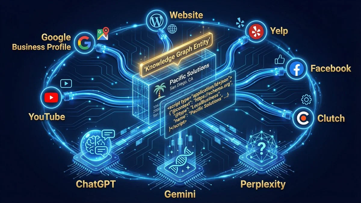 Google Business Profile Optimization San Diego: The 2026 Guide to AI Search Visibility 3 Schema Markup Knowledge Graph Entity San Diego Local SEO